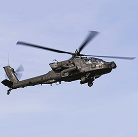 ah-64e apache helicopter