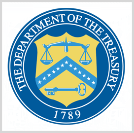 the department of treasury logo