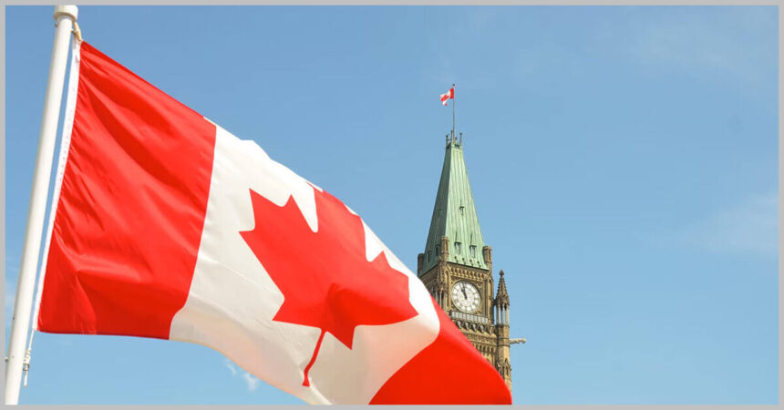 canada flag big ben