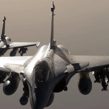 three dassault rafale