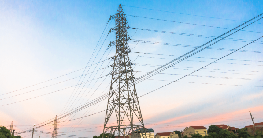 electrical transmission tower