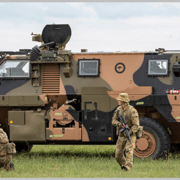 Boxer combat reconnaissance vehicles