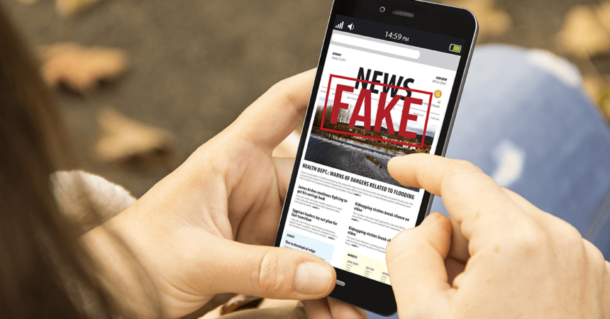 fake news website